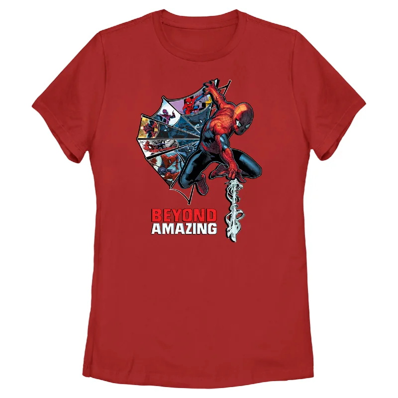 Women's Spider-Man: Beyond Amazing Web Shooting T-Shirt-- Cotton Fabric Linen Fabric Terry Fabric