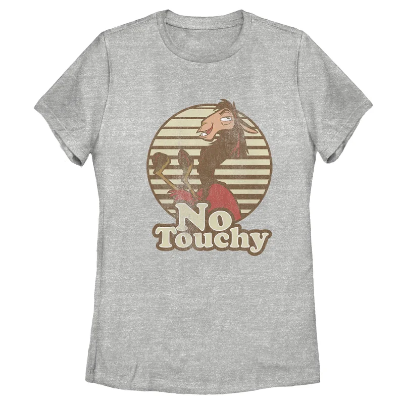 Women's The Emperor's New Groove Kuzco No Touchy T-Shirt-- Machine Wash Dry Clean Hand Wash