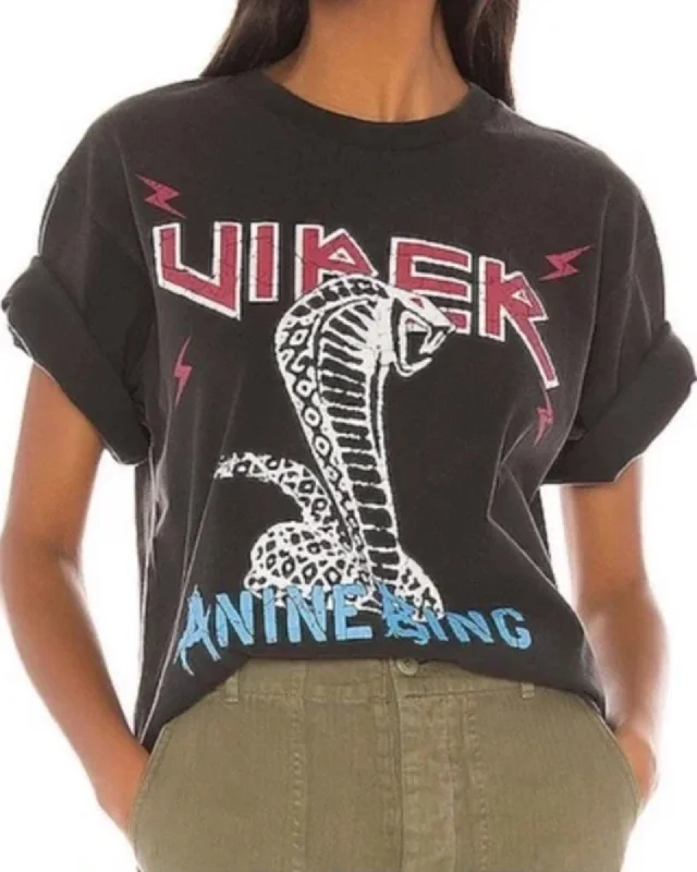 Viper T Shirt-- Chenille Fabric Brocade Fabric Lace Fabric