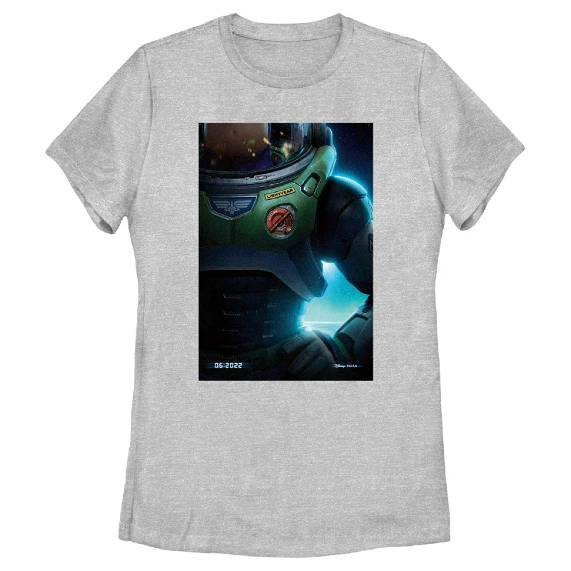 Women's Lightyear Spacesuit Poster T-Shirt-- Chenille Blend Fleece Blend Nylon Blend Women's Lightyear Spacesuit Poster T-Shirt-- Chenille Blend Fleece Blend Nylon Blend