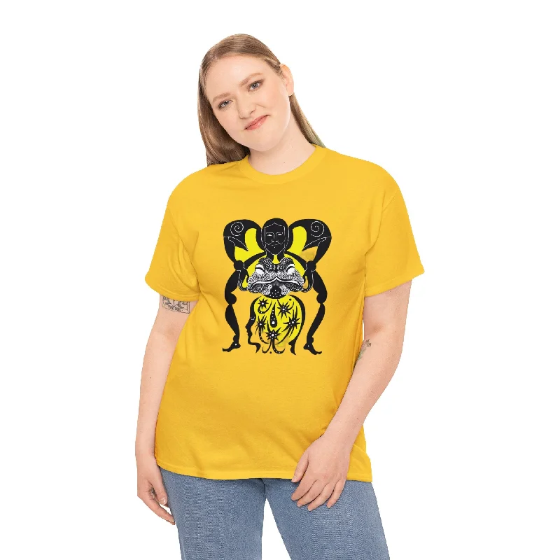 Abstract Portrait Psychedelic T-Shirt-- Terry Blend Velvet Blend Canvas Blend