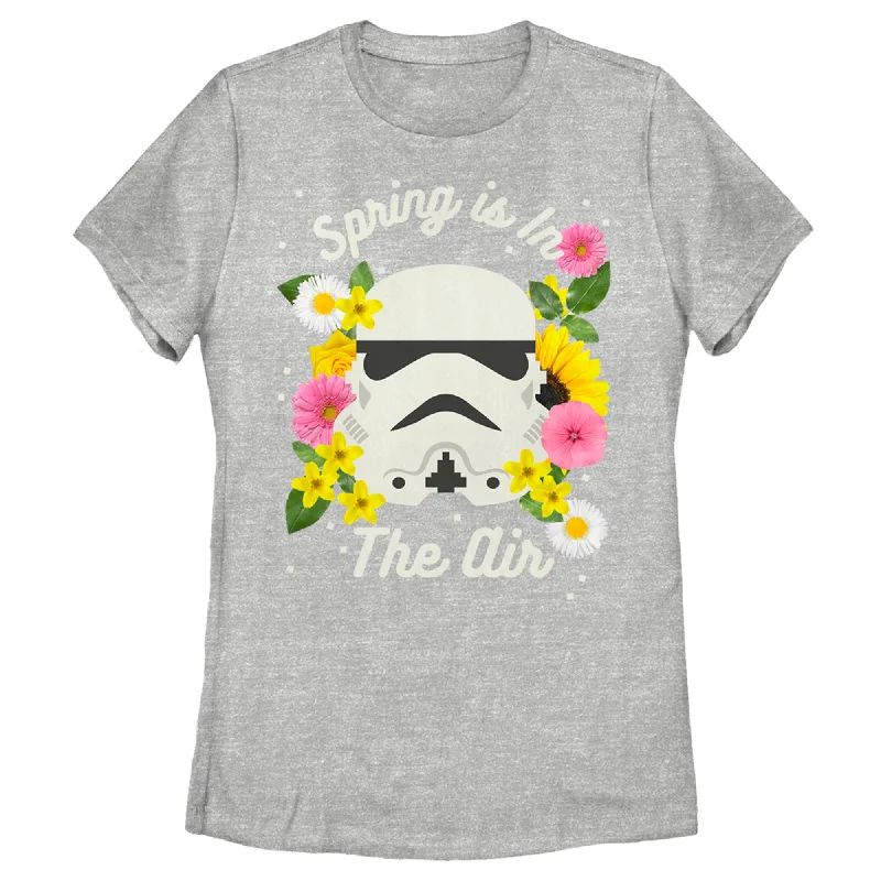 Women's Star Wars Stormtrooper Spring is in the Air T-Shirt-- Oversized T-Shirt Spandex breathable Women's Star Wars Stormtrooper Spring is in the Air T-Shirt-- Oversized T-Shirt Spandex breathable