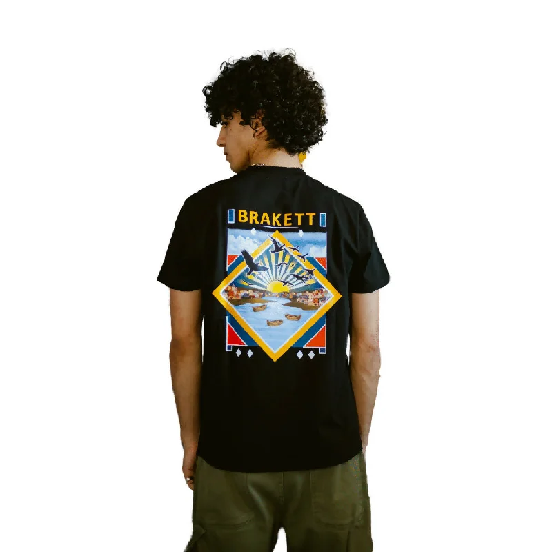 T-shirt Oualidia-- Mesh Fabric Canvas Fabric Denim Fabric