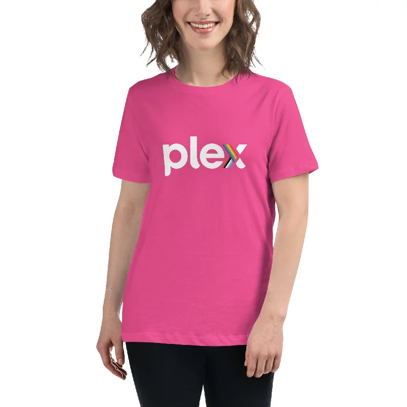 Women's Pride Logo T-Shirt-- Plaid T-Shirt Polka Dot Checkered