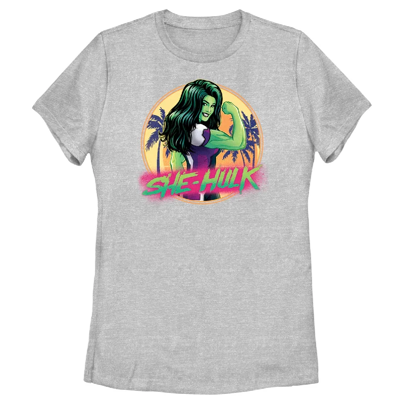 Women's She-Hulk: Attorney at Law Hero at the Beach T-Shirt-- Machine Wash Dry Clean Hand Wash Women's She-Hulk: Attorney at Law Hero at the Beach T-Shirt-- Machine Wash Dry Clean Hand Wash