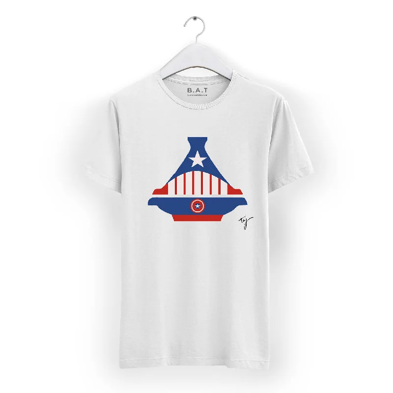 Captain America T Shirt-- Lace Blend Ribbed Blend Corduroy Blend