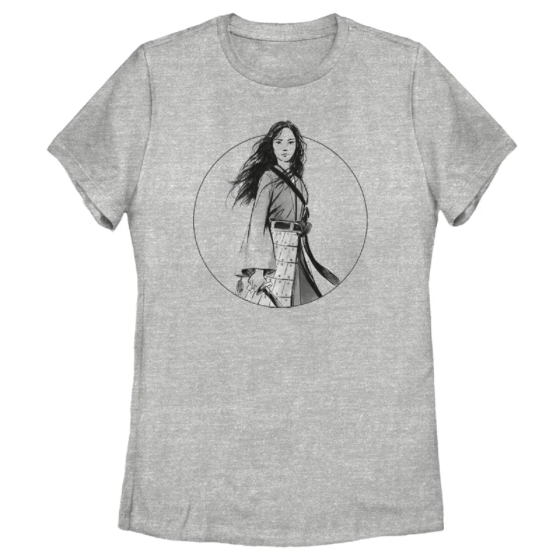 Women's Mulan Classic Circle T-Shirt-- Nylon Fabric Polyester Fabric Spandex Fabric