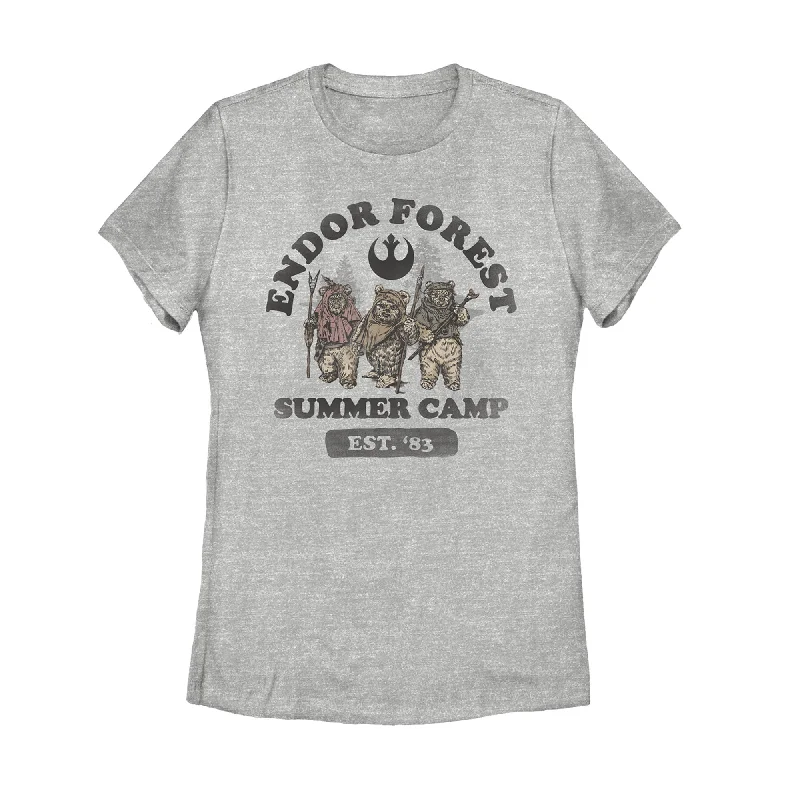 Women's Star Wars Forest of Endor Summer Camp '83 T-Shirt-- Casual Formal Business