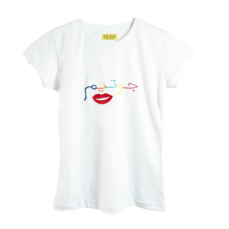 JOUTAIME T shirt-- Chenille Brocade Lace