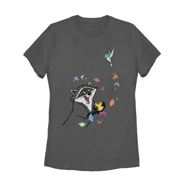 Women's Pocahontas Meeko & Flit Game T-Shirt-- Anti-Shrink Durable Soft