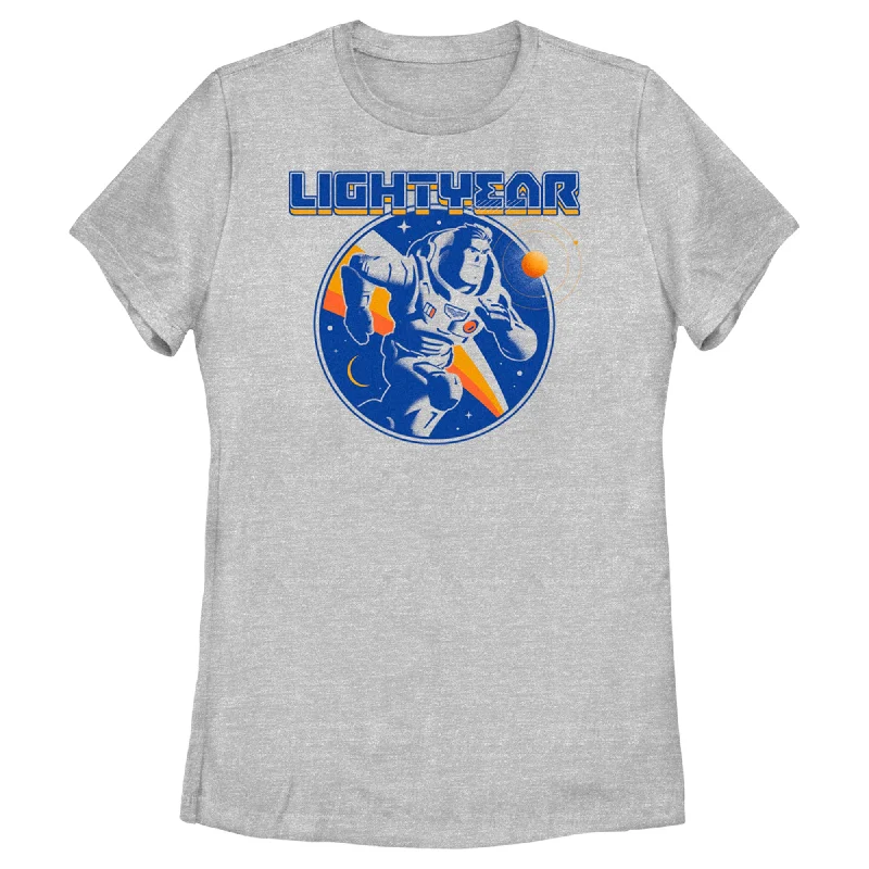 Women's Lightyear Retro Logo T-Shirt-- Handmade Hand-knitted Hand-woven