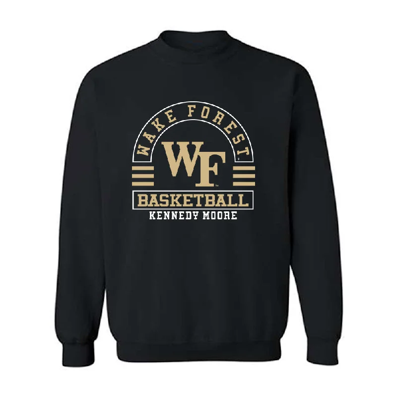 Wake Forest - NCAA Women's Basketball : Kennedy Moore - Classic Fashion Shersey Crewneck Sweatshirt Hoodie with Crew Neck Simple Timeless