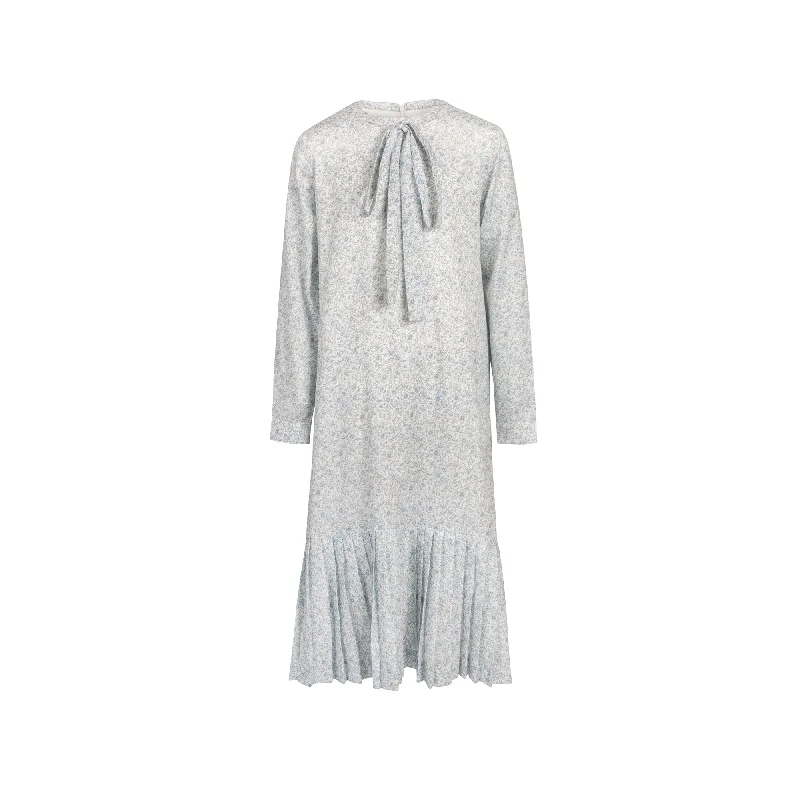 Poet Evelyn Blue Print Dress 18 Shift Classic Vintage