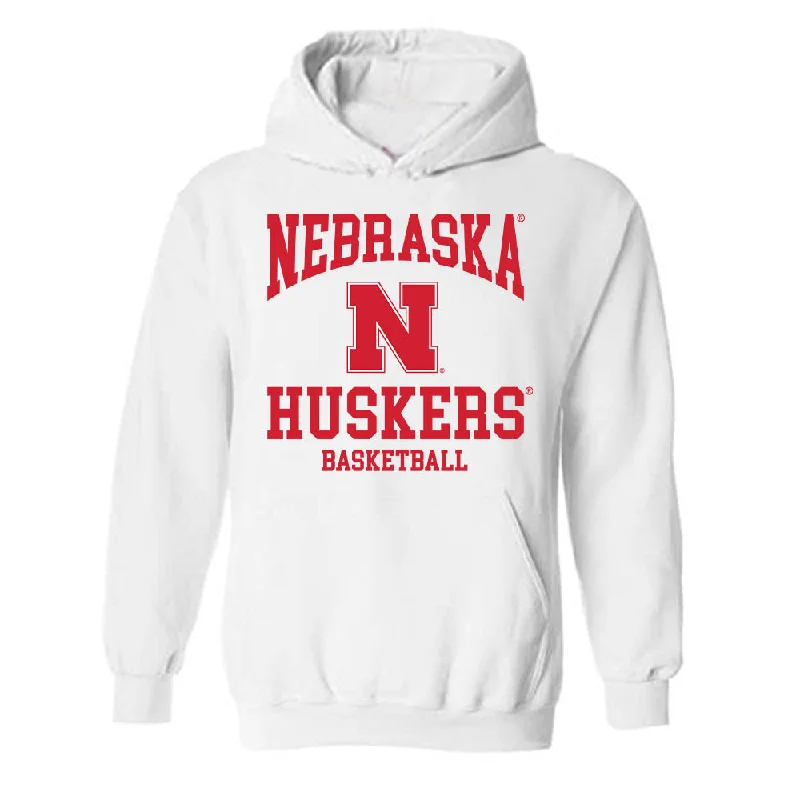 Nebraska - NCAA Women's Basketball : Petra Bozan - Generic Shersey Hooded Sweatshirt Hoodie with Double Zipper Versatile Adjustable