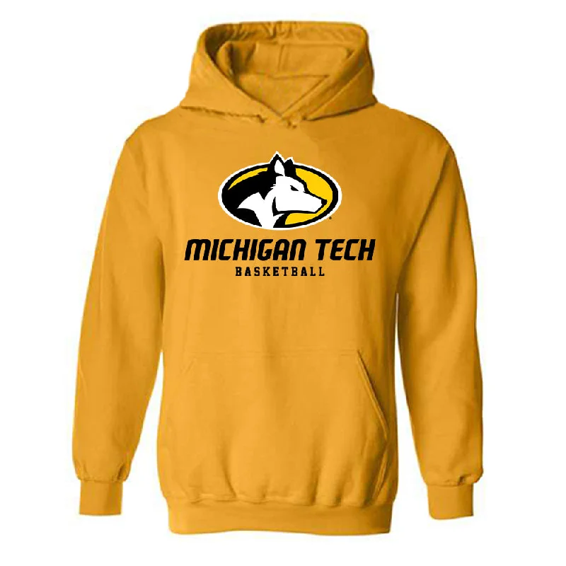Michigan Tech - NCAA Women's Basketball : Kloe Zentkowski - Classic Shersey Hooded Sweatshirt Hoodie Dress Longline Feminine
