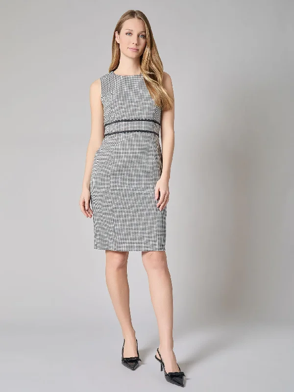 Grace Dress, Gingham Tunics Yoga stretchy