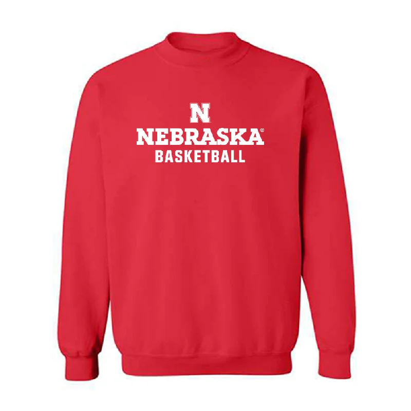 Nebraska - NCAA Women's Basketball : Petra Bozan - Classic Shersey Crewneck Sweatshirt Hoodie with Longline Fit Extended Stylish Nebraska - NCAA Women's Basketball : Petra Bozan - Classic Shersey Crewneck Sweatshirt Hoodie with Longline Fit Extended Stylish