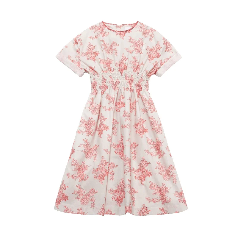 Cera Una Volta Toile De Jouy Pink Sia Dress Tunic Top Casual