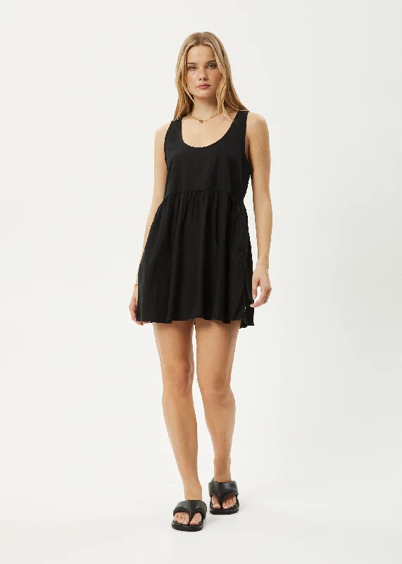 AFENDS Womens Jesse - Dress - Black Turtleneck Neckline Stylish