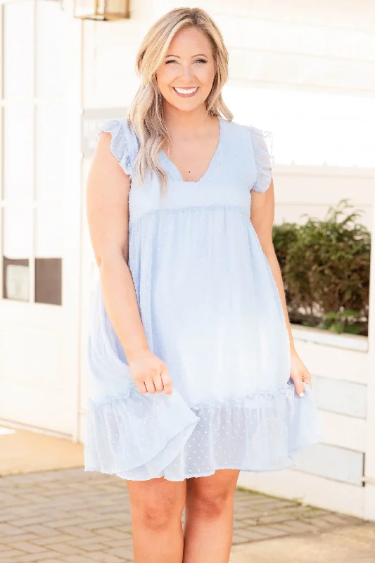 Sweet Baby Dress, Light Blue Tunics Ceremony elegant