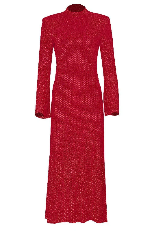 Rhinestone Fishnet Dress Tunics Designer luxury