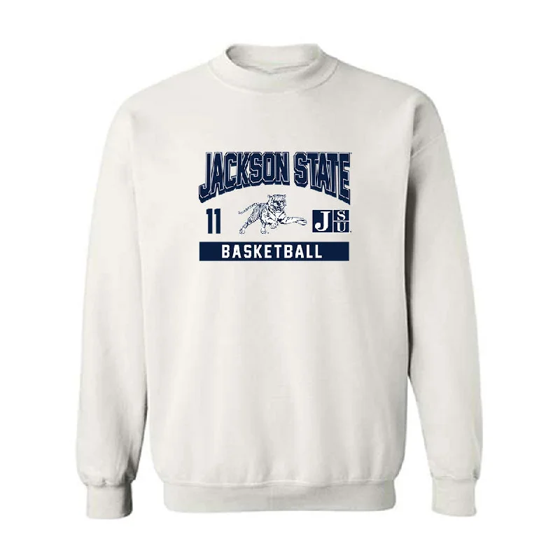 Jackson State - NCAA Women's Basketball : Tierney Kelsey - Classic Fashion Shersey Crewneck Sweatshirt Hoodie with Crew Neck Simple Timeless