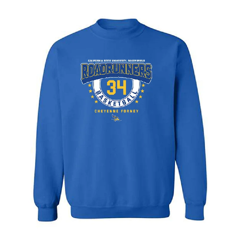 CSU Bakersfield - NCAA Women's Basketball : Cheyenne Forney - Classic Fashion Shersey Crewneck Sweatshirt Graphic Hoodie Design Print