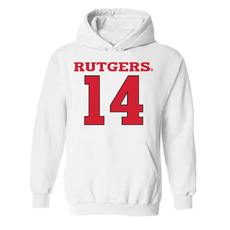 Rutgers - NCAA Women's Basketball : Jojo Lacey - Sport Shersey Hooded Sweatshirt Hoodie Sweatshirt Pullover