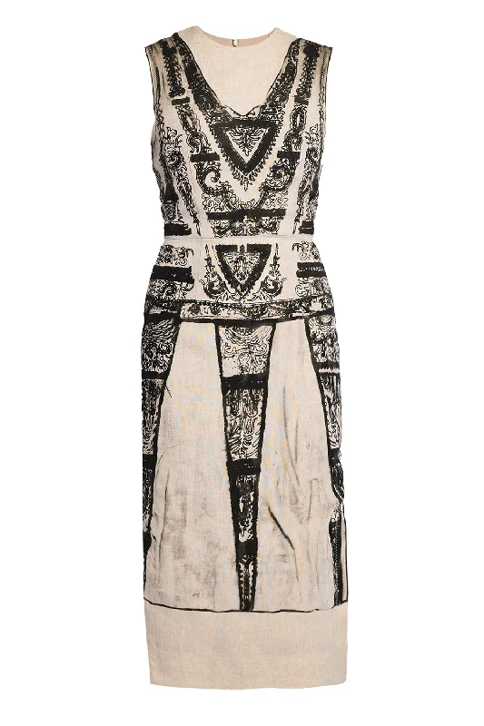 Sleeveless Midi Pencil Dress Tunics Winter warm