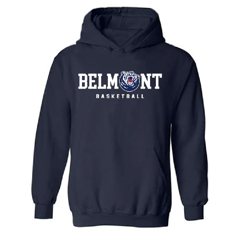 Belmont - NCAA Women's Basketball : Jacee Busick - Classic Shersey Hooded Sweatshirt Hoodie with Cropped Fit Short Trendy