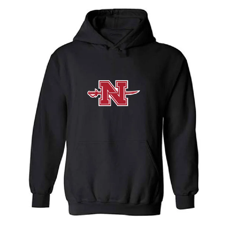 Nicholls State - NCAA Women's Basketball : Asia Broughton - Classic Fashion Shersey Hooded Sweatshirt Hoodie with Front Slit Layering Stylish