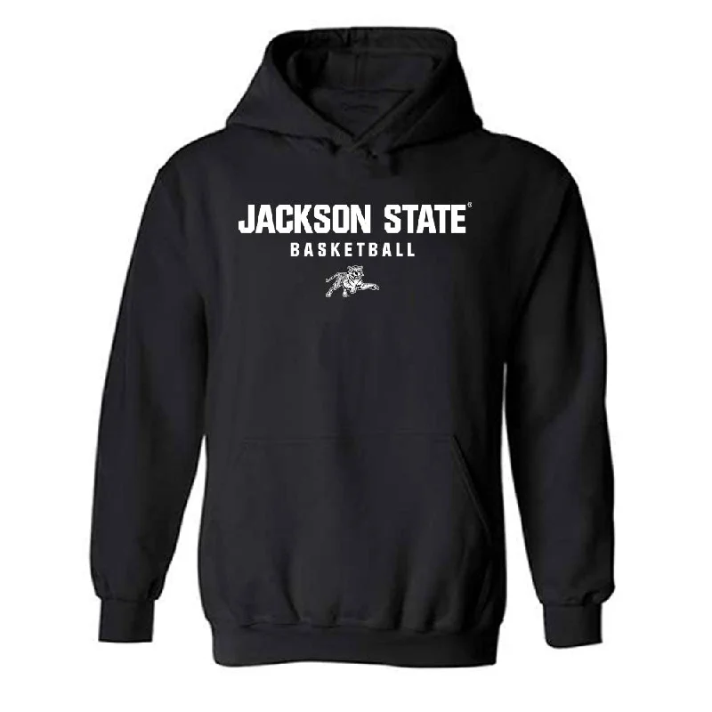Jackson State - NCAA Women's Basketball : Tierney Kelsey - Hooded Sweatshirt Hoodie with Bell Sleeves Flared Feminine