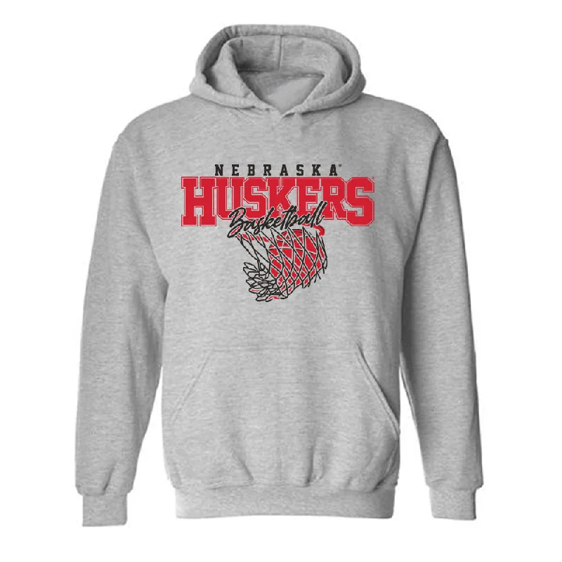 Nebraska - NCAA Women's Basketball : Amiah Hargrove - Sports Shersey Hooded Sweatshirt Hoodie with Reflective Safety Nightwear Nebraska - NCAA Women's Basketball : Amiah Hargrove - Sports Shersey Hooded Sweatshirt Hoodie with Reflective Safety Nightwear