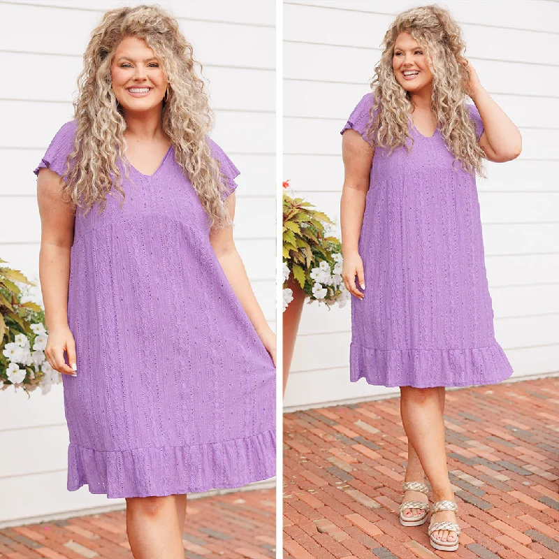 Hot Summer Days Dress, Lilac Tunics Luxurious high-end