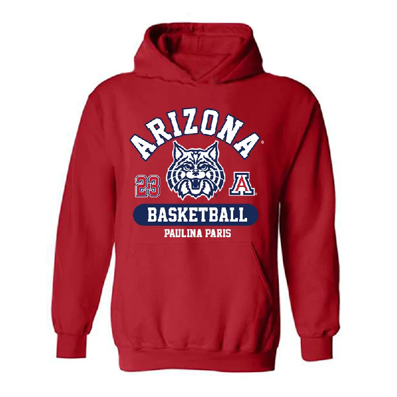 Arizona - NCAA Women's Basketball : Paulina Paris - Classic Fashion Shersey Hooded Sweatshirt Hoodie with Print Artistic Unique Arizona - NCAA Women's Basketball : Paulina Paris - Classic Fashion Shersey Hooded Sweatshirt Hoodie with Print Artistic Unique