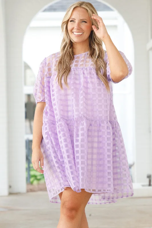 Carefree Love Dress, Purple Maxi Flowy Bohemian