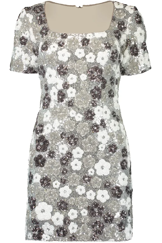 Winter Garden Shift Dress Tunics Long Elegant
