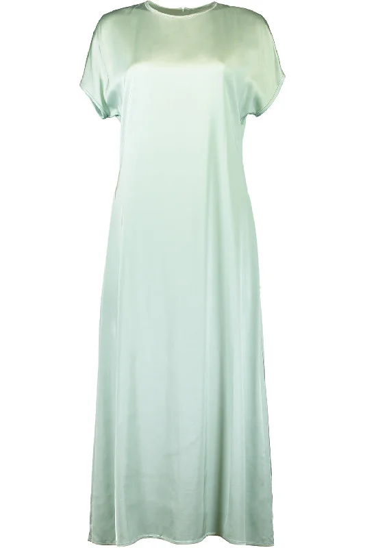 Cap Sleeve Long Dress Tunics Distressed trendy