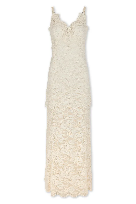 SLEEVELESS VNECK SLIP DRESS Tunics Silk luxurious