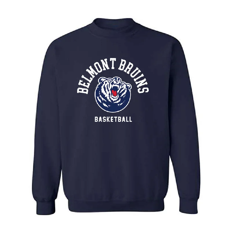 Belmont - NCAA Women's Basketball : Jacee Busick - Classic Shersey Crewneck Sweatshirt Hoodie with Contrast Stitching Detailed Premium Belmont - NCAA Women's Basketball : Jacee Busick - Classic Shersey Crewneck Sweatshirt Hoodie with Contrast Stitching Detailed Premium
