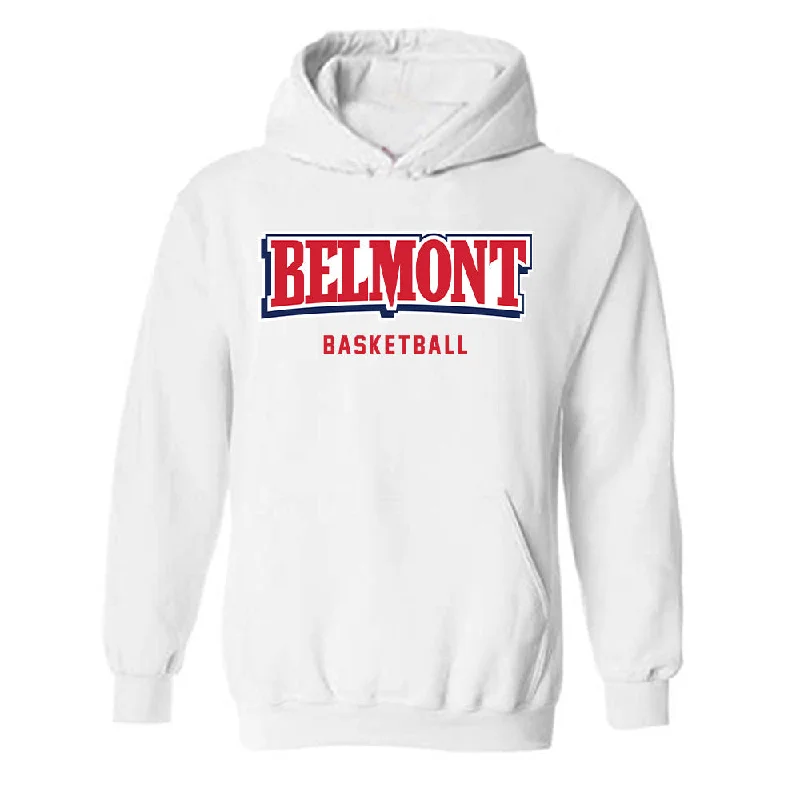 Belmont - NCAA Women's Basketball : Jacee Busick - Classic Shersey Hooded Sweatshirt Hoodie with Slim Fit Tailored Modern Belmont - NCAA Women's Basketball : Jacee Busick - Classic Shersey Hooded Sweatshirt Hoodie with Slim Fit Tailored Modern