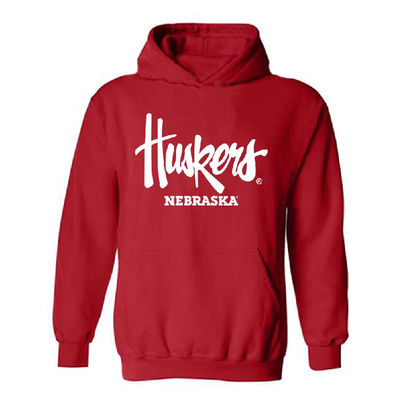 Nebraska - NCAA Women's Basketball : Petra Bozan - Generic Shersey Hooded Sweatshirt Hoodie with Cuffed Sleeves Snug Secure Nebraska - NCAA Women's Basketball : Petra Bozan - Generic Shersey Hooded Sweatshirt Hoodie with Cuffed Sleeves Snug Secure