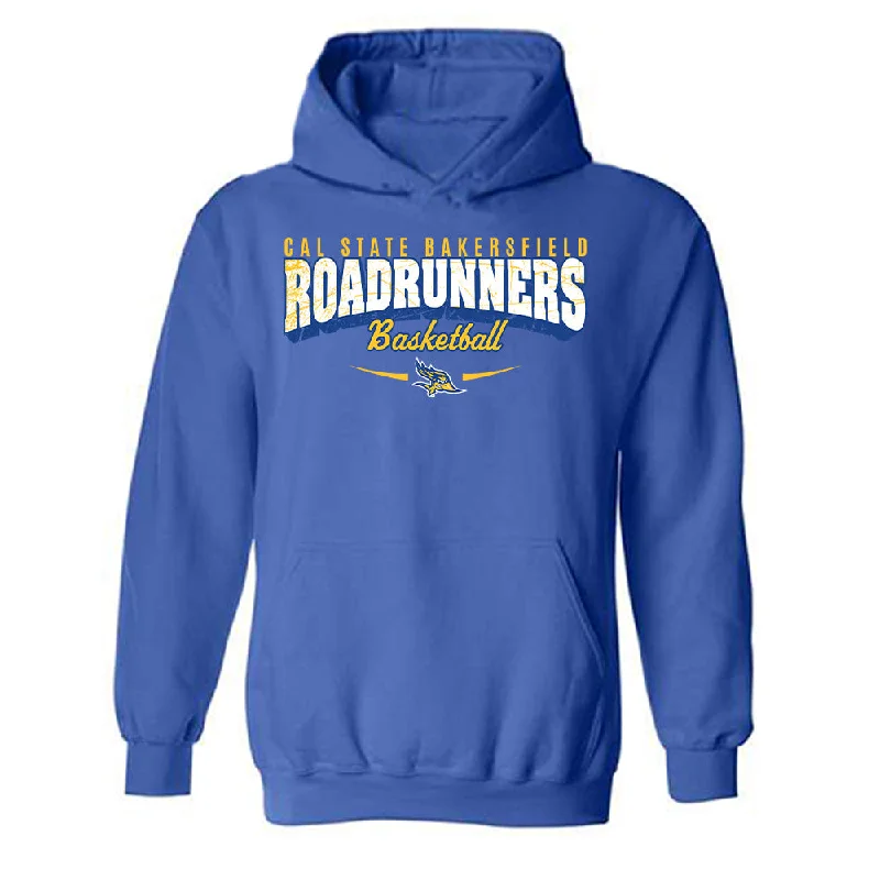 CSU Bakersfield - NCAA Women's Basketball : Cheyenne Forney - Classic Shersey Hooded Sweatshirt Hoodie with Hem Embroidery Detailed Premium