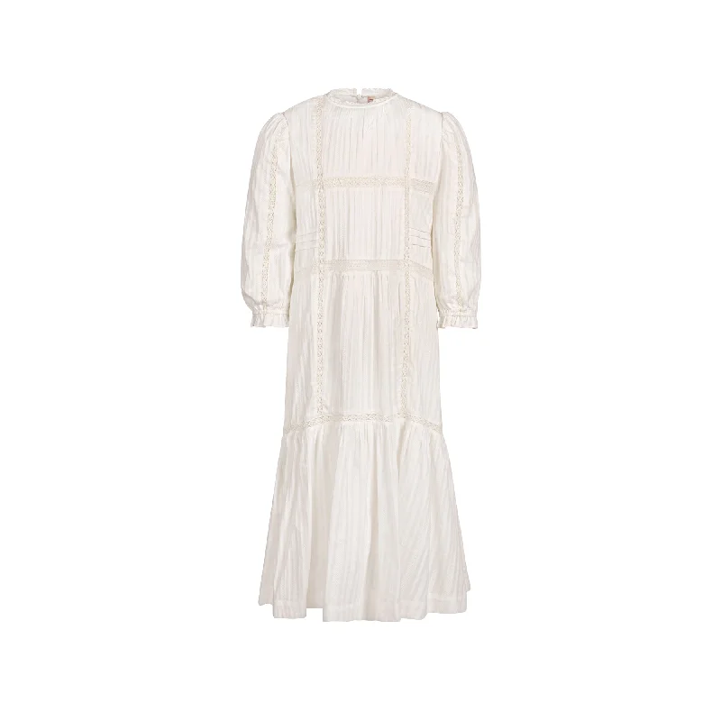 Poet Ivory Lace Mix Dress 16 Halter Neckline Beach