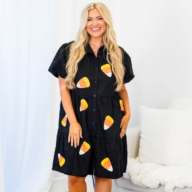 All Treats Dress, Black Tunics Party sparkling