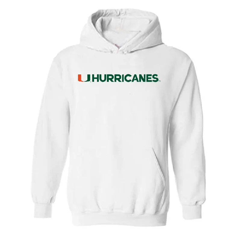Miami - NCAA Women's Basketball : Sophia Zulich - Classic Shersey Hooded Sweatshirt Hoodie with Lace Feminine Delicate