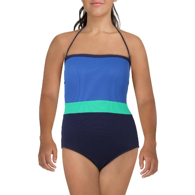 Tommy Bahama Womens Island Cays Textured Nylon One-Piece Swimsuit Reversible Bikini Set Tommy Bahama Womens Island Cays Textured Nylon One-Piece Swimsuit Reversible Bikini Set