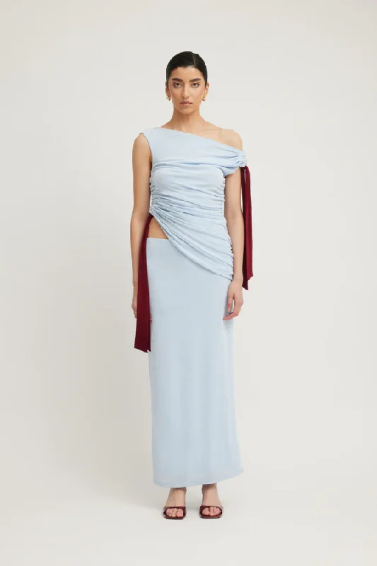 Kalilah Dress Sky/Merlot Tunics Spring floral