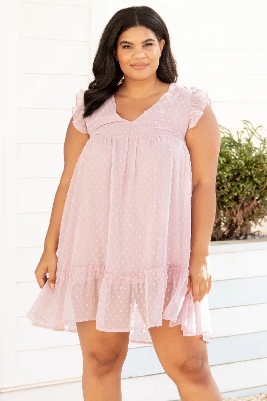 Sweet Baby Dress, Mauve Tunics Prom sequined