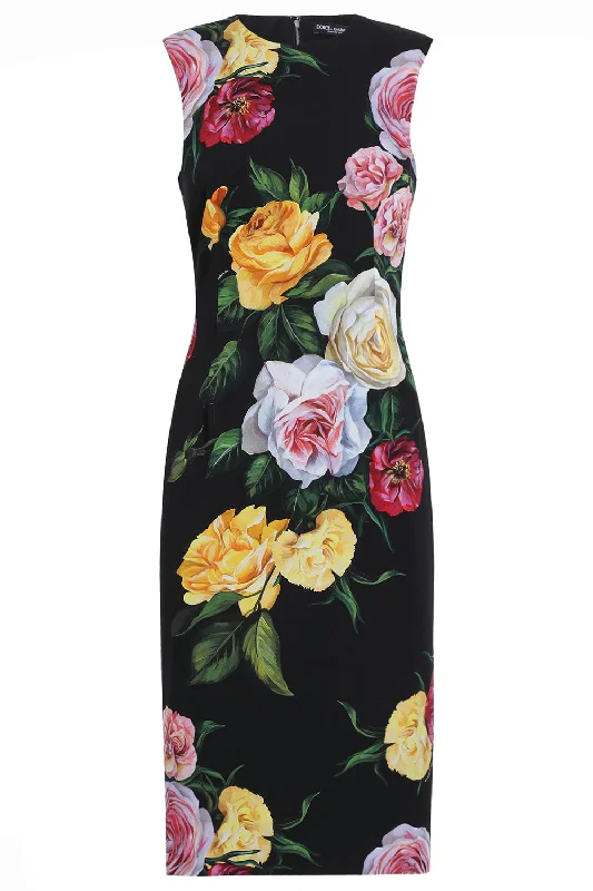 SLEEVELESS PEONY ROSE DRESS Tunics Wedding white